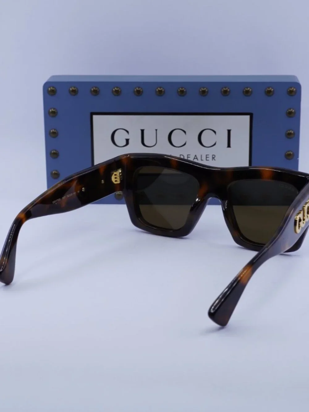 Gucci GG1772S 007 Square Sunglasses - Havana/Brown Mirrored
